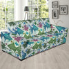 Angelfish Tribal Pattern Print Design 01 Sofa Slipcover