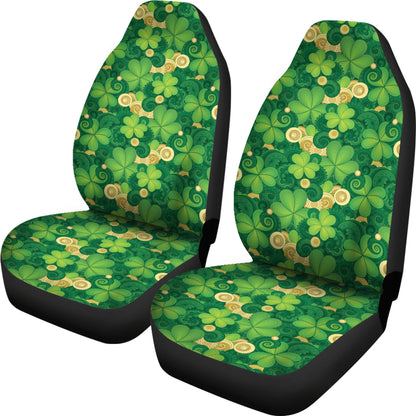 Shamrock Print Design LKS301 Car Seat Covers