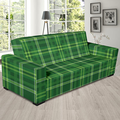 Irish Plaid Pattern Print Design 02 Sofa Slipcover