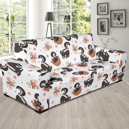 Skunk Print Design LKS304 Sofa Slipcover