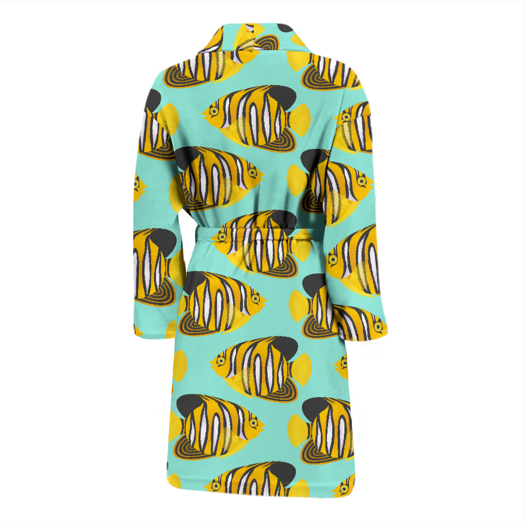 Angelfish Print Design LKS402 Men Bathrobe