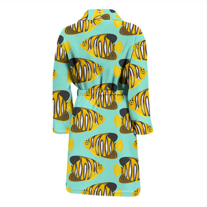 Angelfish Print Design LKS402 Men Bathrobe