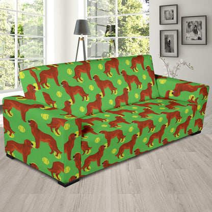 Setters Irish Print Design LKS302 Sofa Slipcover