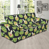 Artichoke Pattern Print Design 01 Sofa Slipcover