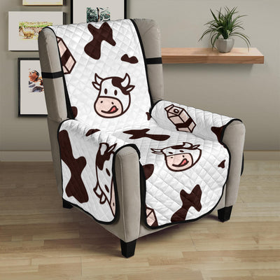 Cow Pattern Print Design 06 Armchair Cover Protector