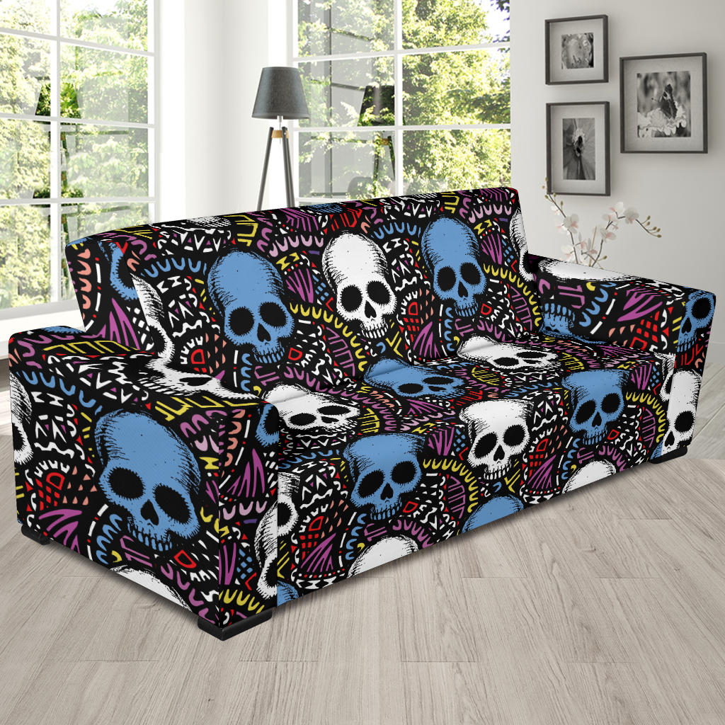 Skull Print Design LKS305 Sofa Slipcover