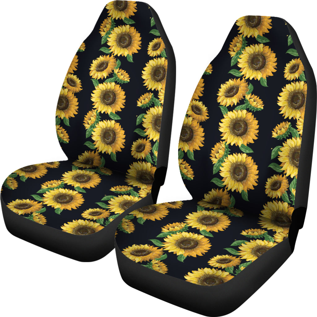 Sunflower Print Design LKS306 Car Seat Covers