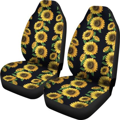 Sunflower Print Design LKS306 Car Seat Covers
