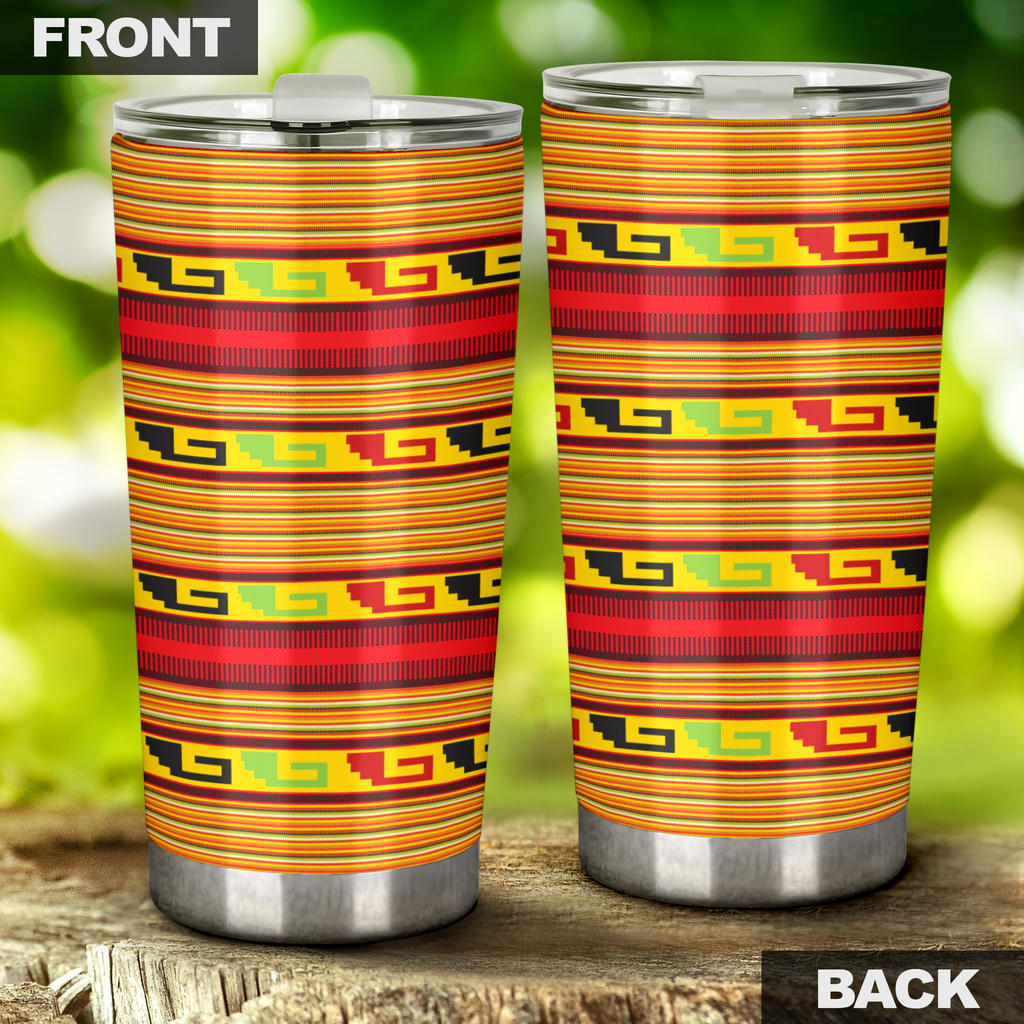 Mexican Blanket Ornament Print Pattern Tumbler