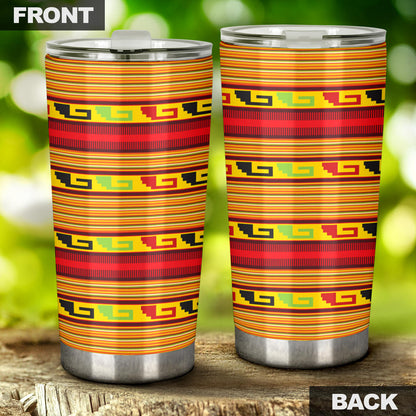 Mexican Blanket Ornament Print Pattern Tumbler