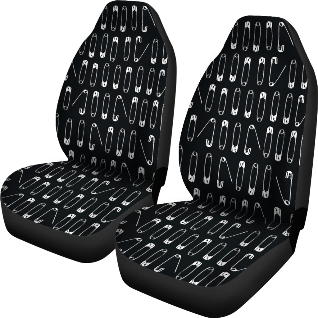 Safety Pin Print Design LKS302 Car Seat Covers