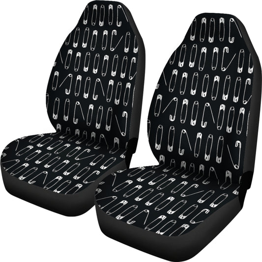 Safety Pin Print Design LKS302 Car Seat Covers