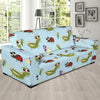 Ladybug Pattern Print Design 01 Sofa Slipcover