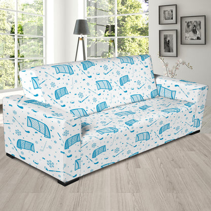 Hockey Print Design LKS303 Sofa Slipcover