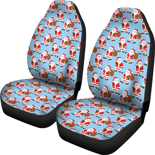 Santa Christmas Themed Print Design LKS305 Car Seat Covers