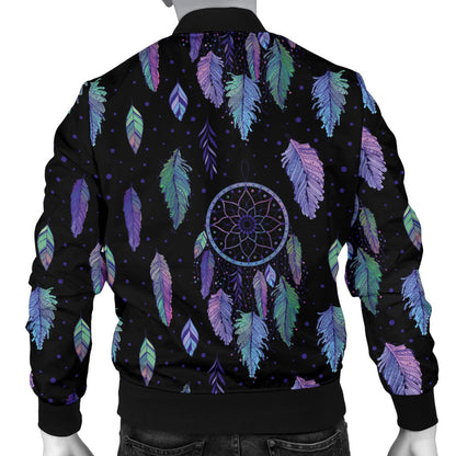 Dream Catcher Tribal Design Men Bomber Jacket