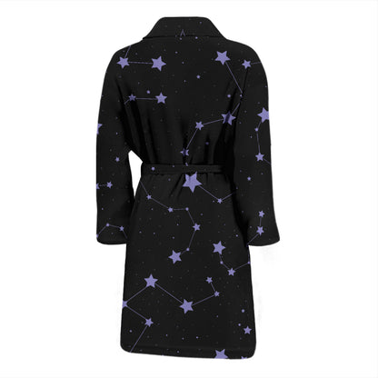 Star Print Design LKS303 Men Bathrobe