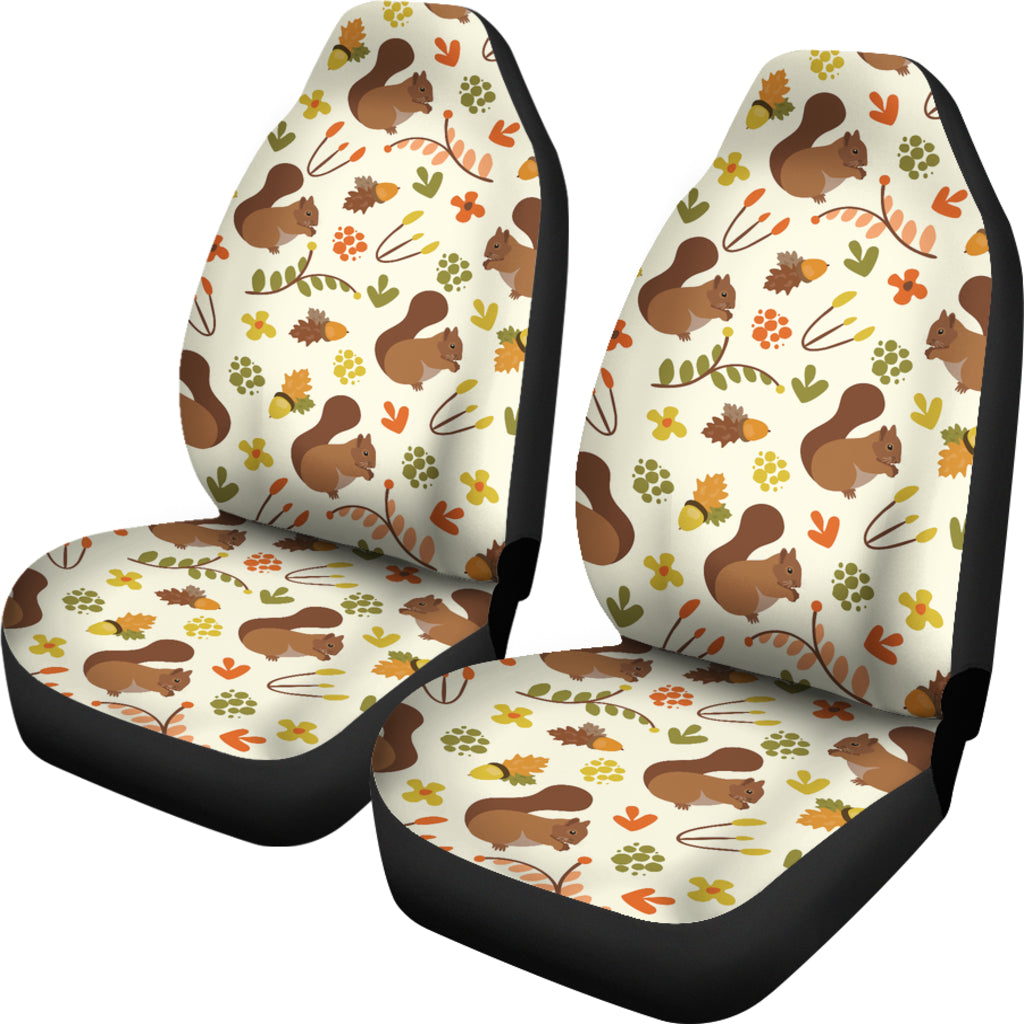 Squirrel Print Design LKS3010 Car Seat Covers
