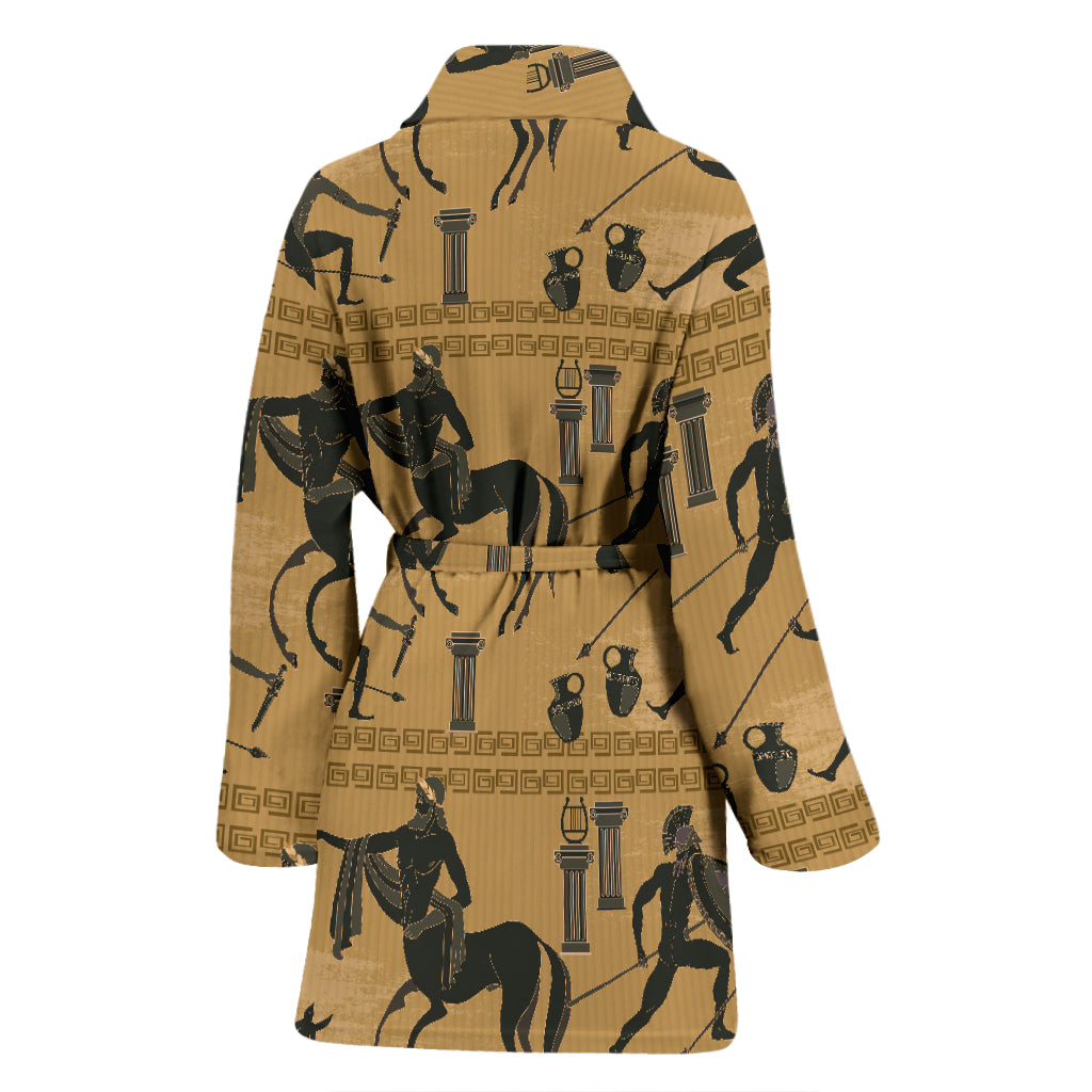 Ancient Greek Statue Print Design LKS304 Women Bathrobe