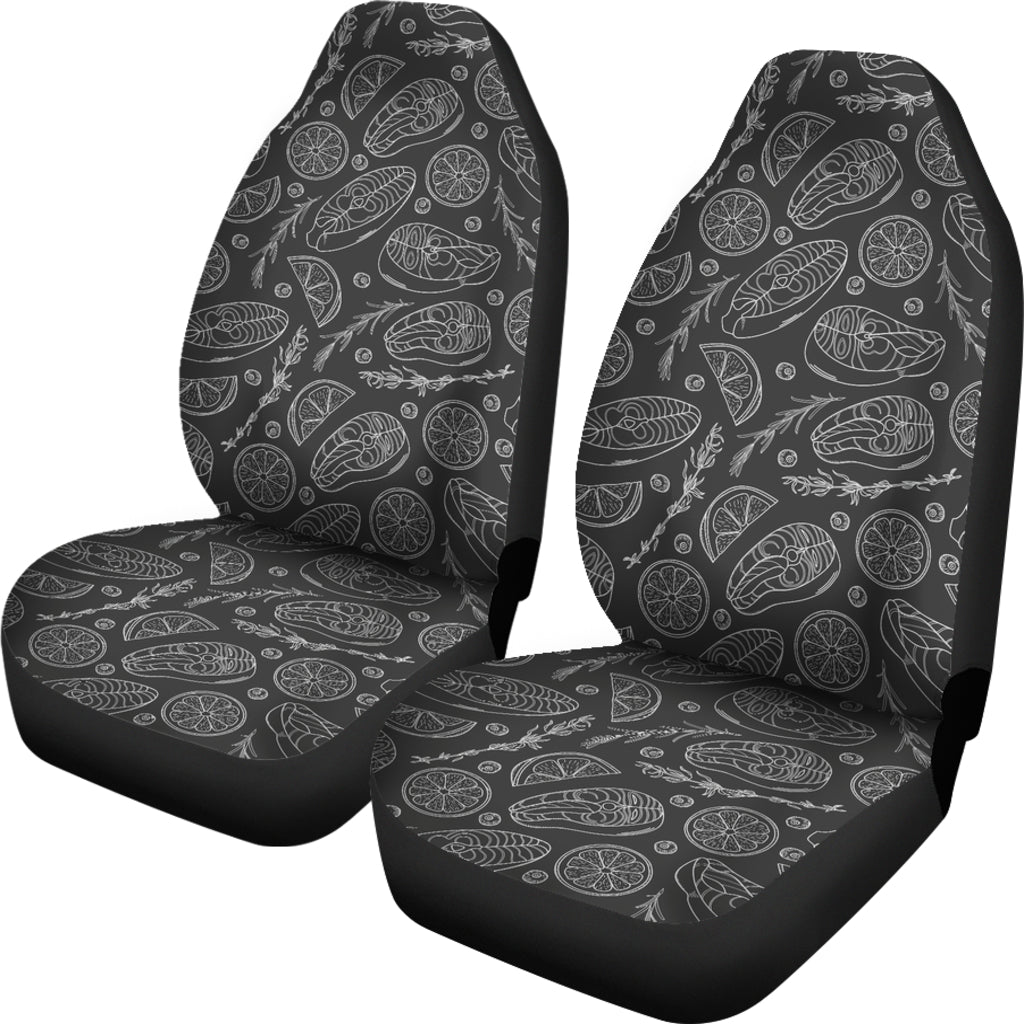 Steak Print Design LKS301 Car Seat Covers