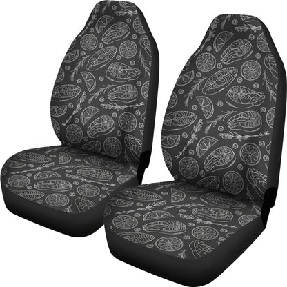 Steak Print Design LKS301 Car Seat Covers