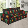 Conga Pattern Print Design 01 Sofa Slipcover