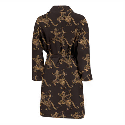 Sagittarius Print Design LKS301 Men Bathrobe