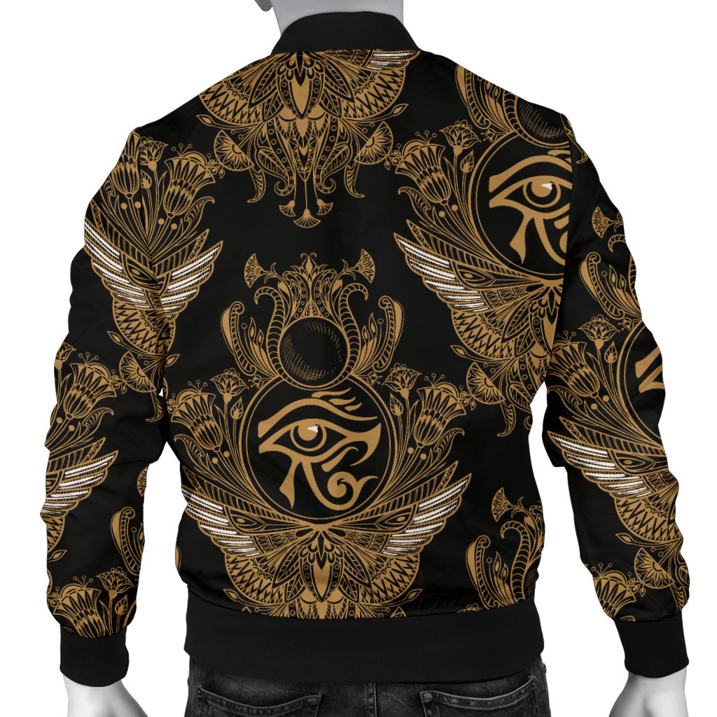 Eye of Horus Mandala Style Men Bomber Jacket