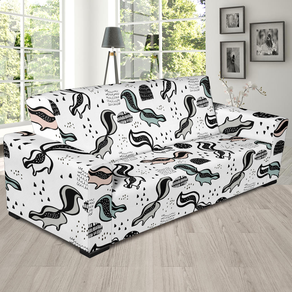 Skunk Print Design LKS303 Sofa Slipcover