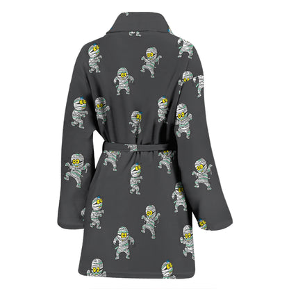 Mummy Print Design LKS305 Women Bathrobe