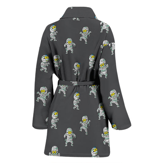 Mummy Print Design LKS305 Women Bathrobe