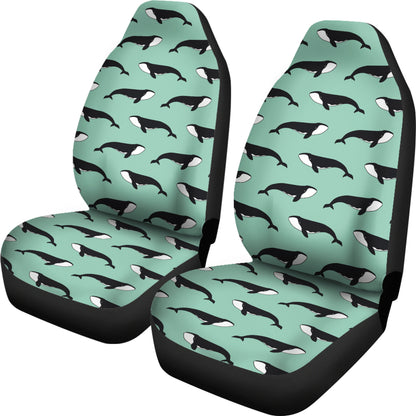 Whale Print Design LKS307 Car Seat Covers