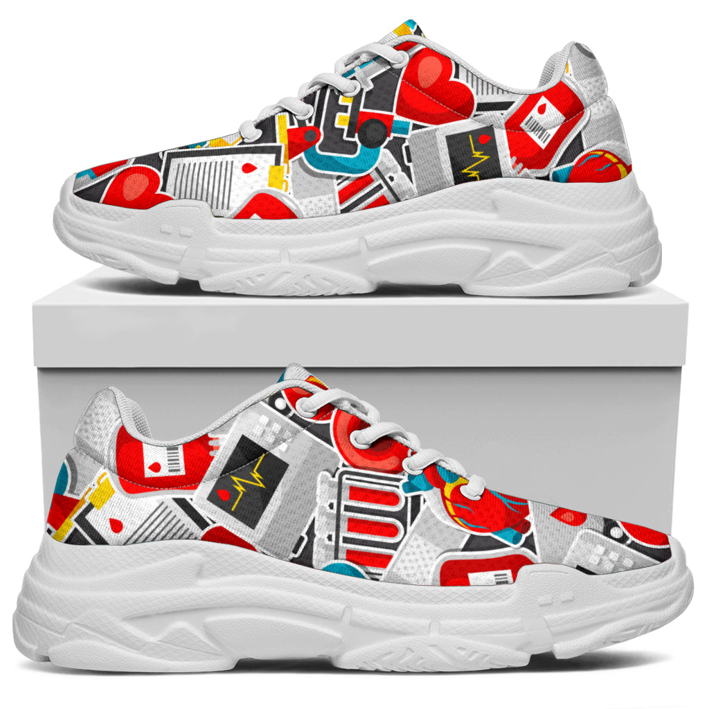 Phlebotomist Medical Themed Chunky Sneakers