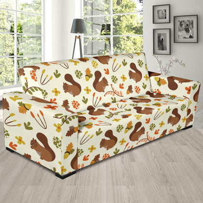 Squirrel Print Design LKS3010 Sofa Slipcover