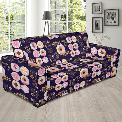 Sakura Japan Style Print Design LKS302 Sofa Slipcover