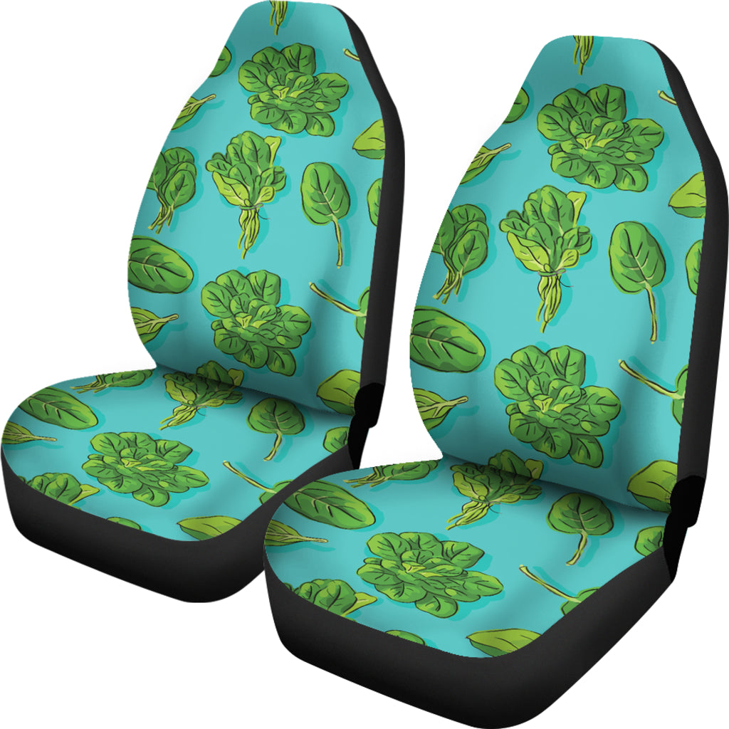 Spinach Print Design LKS301 Car Seat Covers
