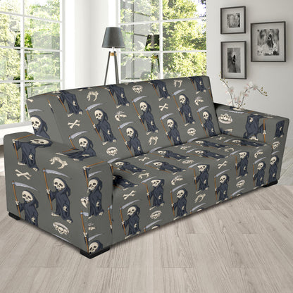 Skeleton Print Design LKS308 Sofa Slipcover