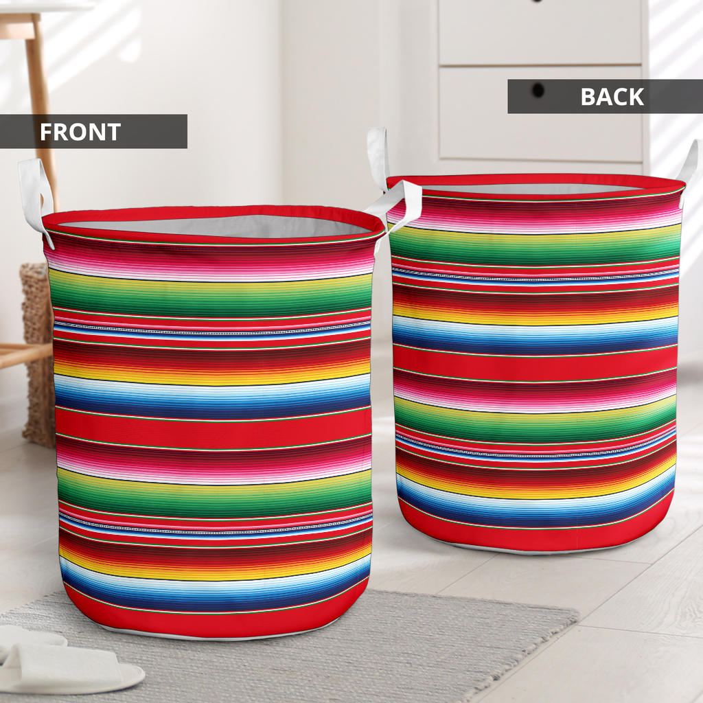 Serape Pattern Laundry Basket