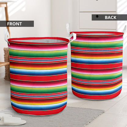 Serape Pattern Laundry Basket