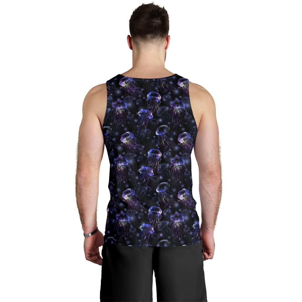 Jellyfish Themed Men Tank Top