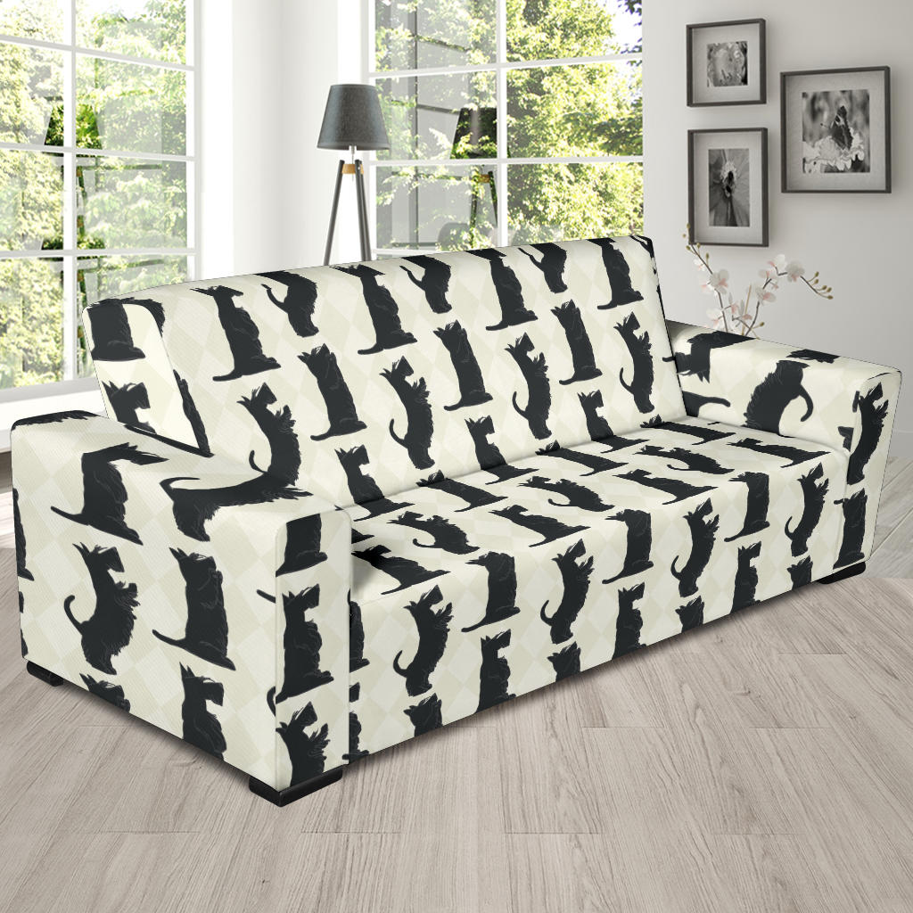 Scottish Terriers Print Design LKS309 Sofa Slipcover