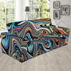 Liquid Pattern Print Design 02 Sofa Slipcover