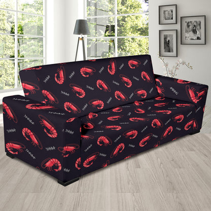Shrimp Print Design LKS302 Sofa Slipcover