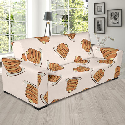 Pancake Pattern Print Design A01 Sofa Slipcover