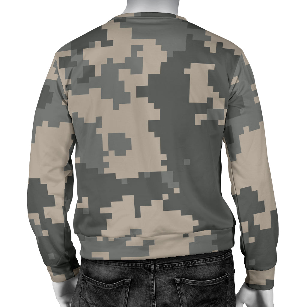 ACU Digital Camouflage Men Long Sleeve Sweatshirt