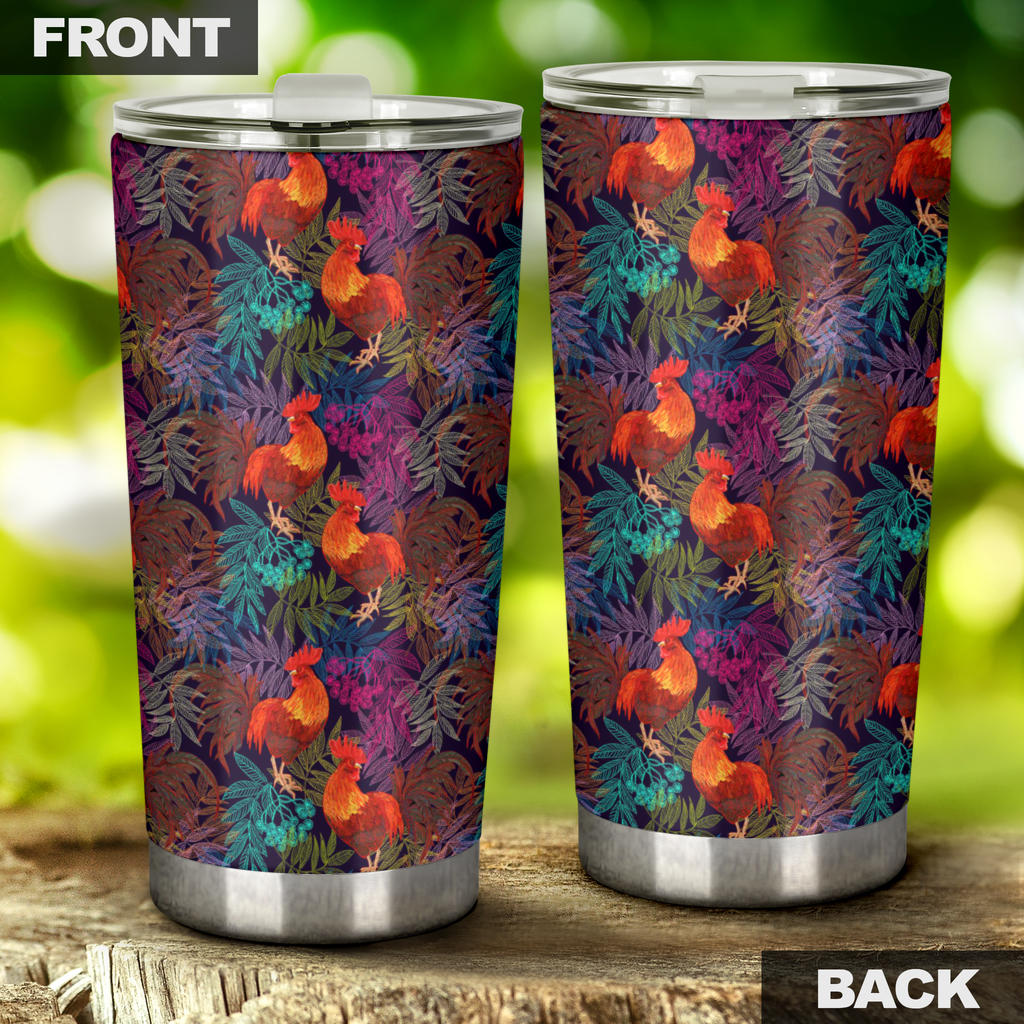 Rooster Print Style Tumbler