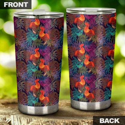 Rooster Print Style Tumbler