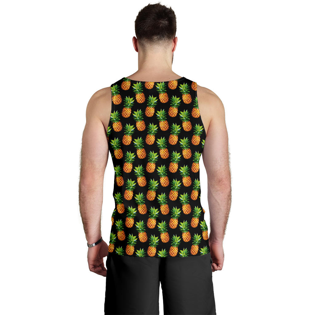 Pineapple Cute Print Design Pattern Men Tank Top