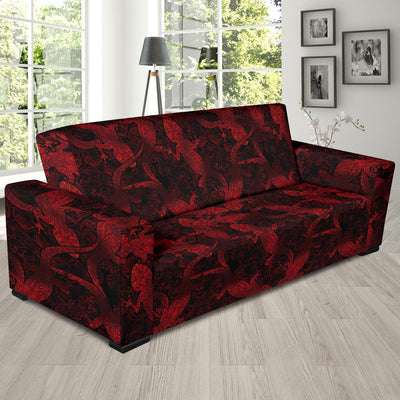 Gecko Pattern Print Design 04 Sofa Slipcover