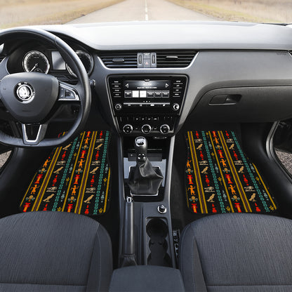 Eye of Horus Egypt Style Pattern Car Floor Mats Front Back